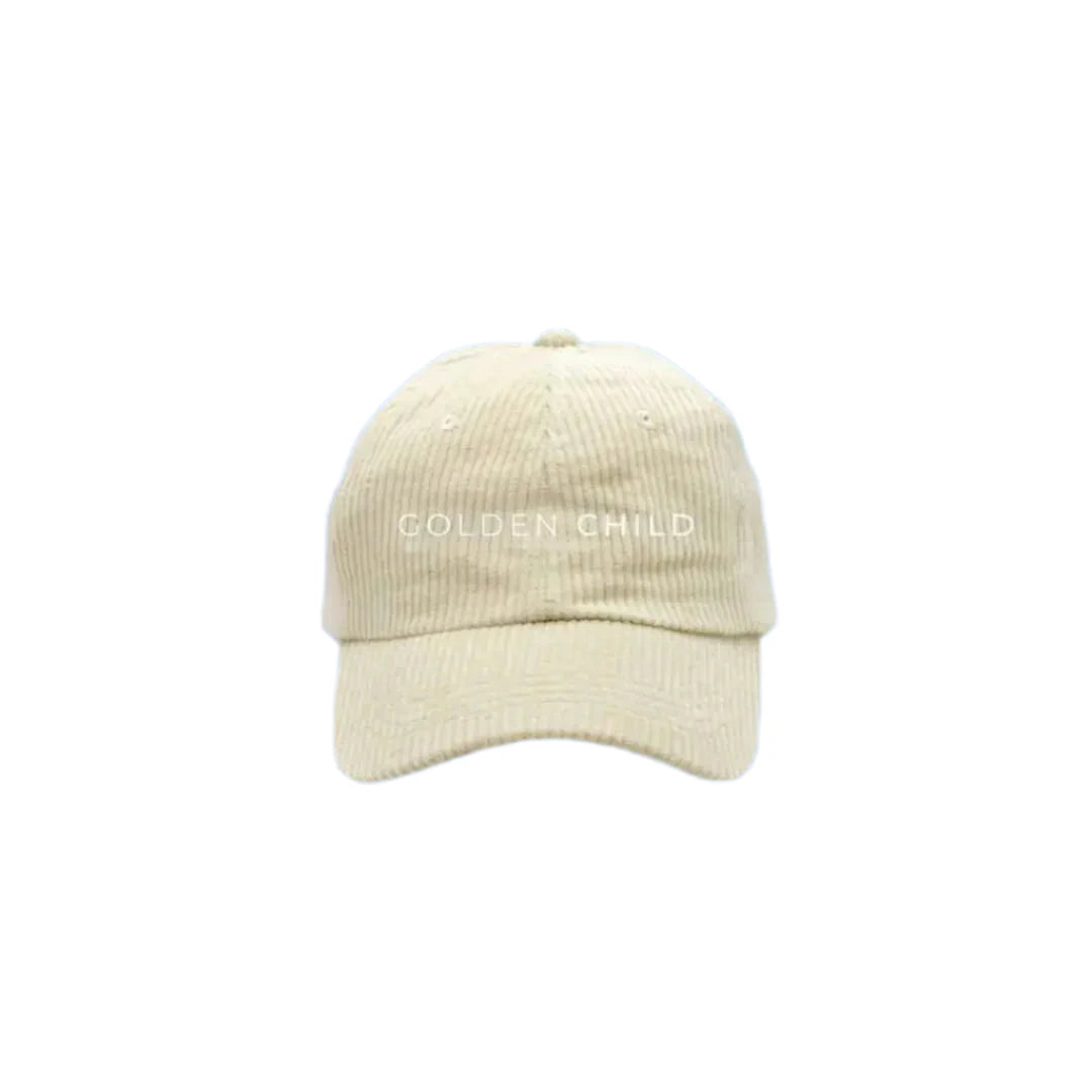Golden Child - Childrens Corduroy Cap - Snow