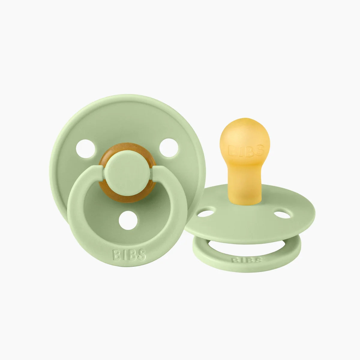 BIBS Dummies Size 2 Twin Pack Pistachio