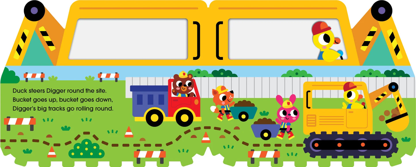Book Mini Me Shaped Board Book Digger's Busy Day