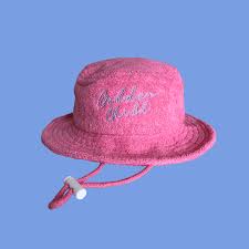 Golden Child - Endless Summer Brimmed Terry Hat - Pink