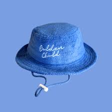 Golden Child - Endless Summer Brimmed Terry Hat -Electric