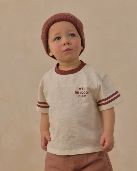 Rylee + Cru Varsity Tee RC Outdoor Club Ivory