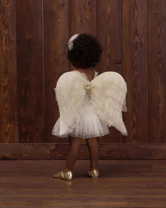 Noralee Angel Wings Ivory Shimmer