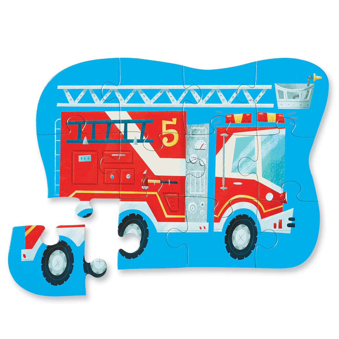 Crocodile Creek 12 pc Mini Puzzle Fire Truck