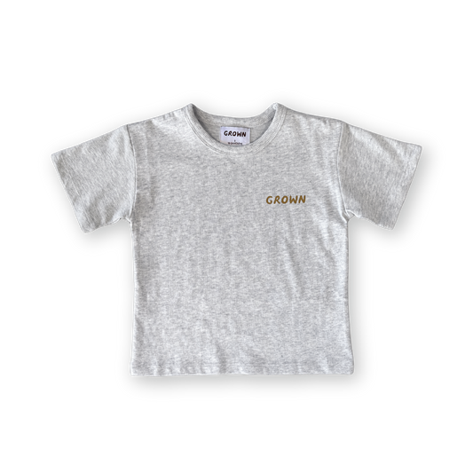 Grown Organic Sunshine Tee Grey Marle