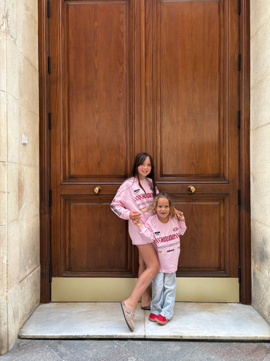 Sśaint Kids Signature Moto Tee Pink