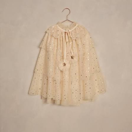 Noralee Tulle Cape Champagne Star