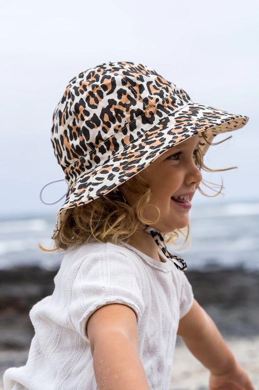 Acorn Wide Brim Sunhat Leopard
