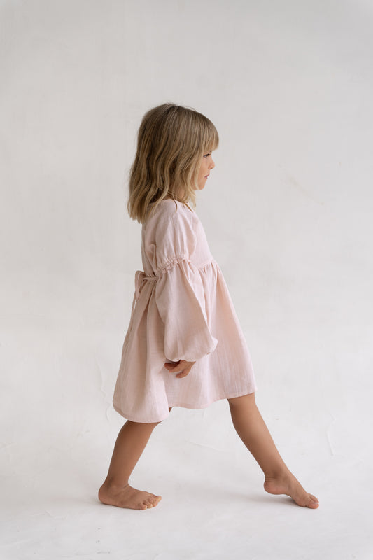 Illoura The Label Maggie Dress Pink Salt