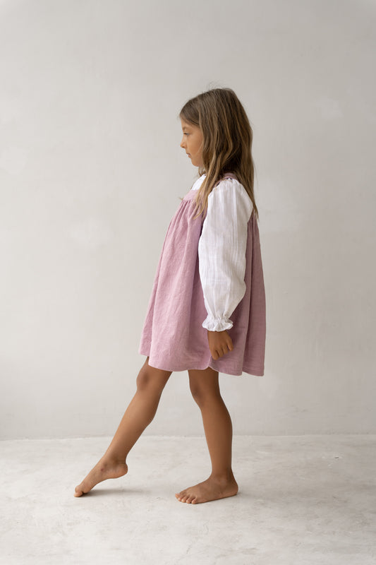 Illoura The Label Iluka Pinafore Mauve