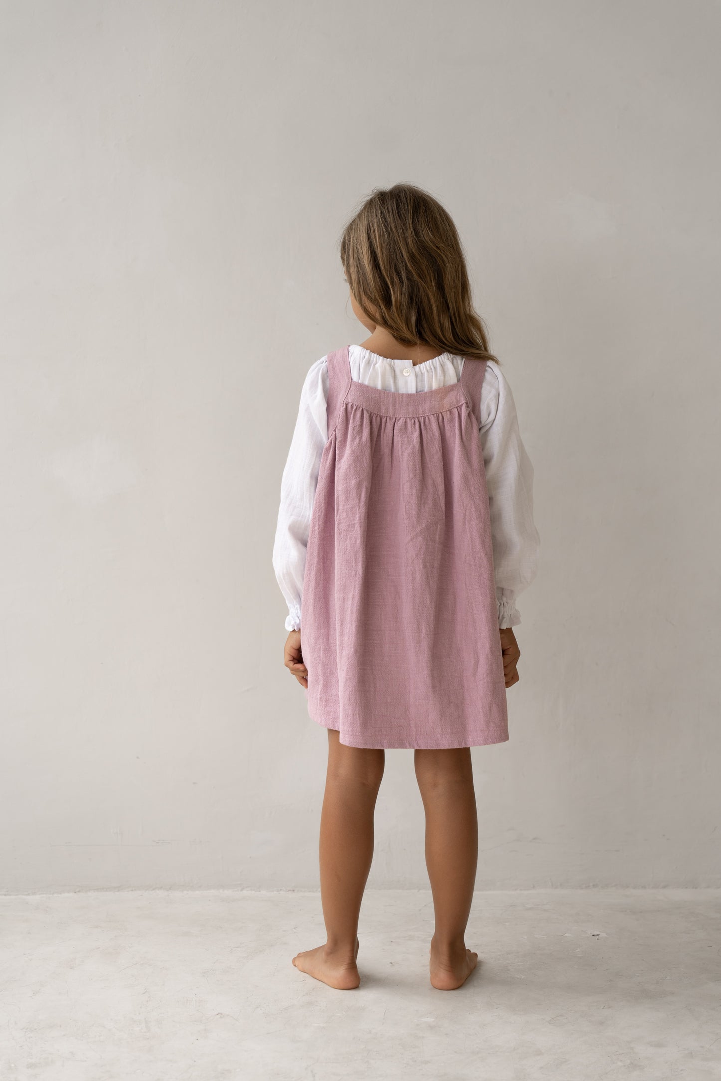 Illoura The Label Iluka Pinafore Mauve