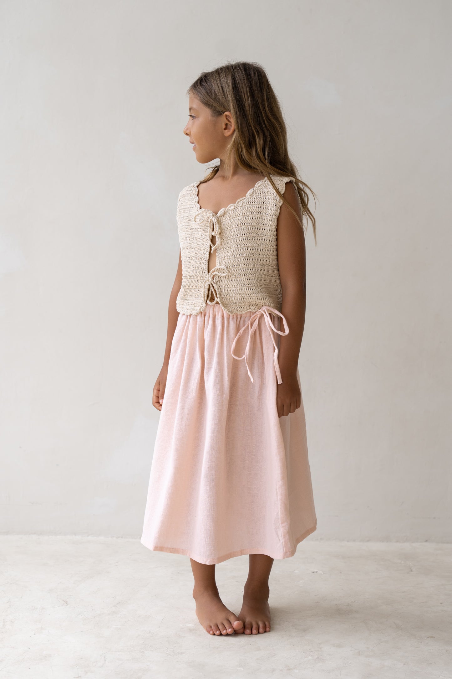Illoura The Label Posie Skirt Pink Salt