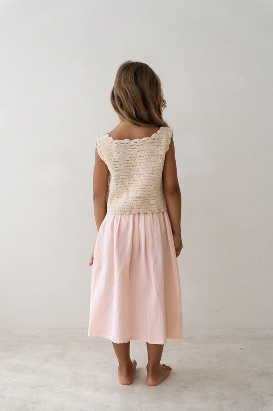 Illoura The Label Posie Skirt Pink Salt