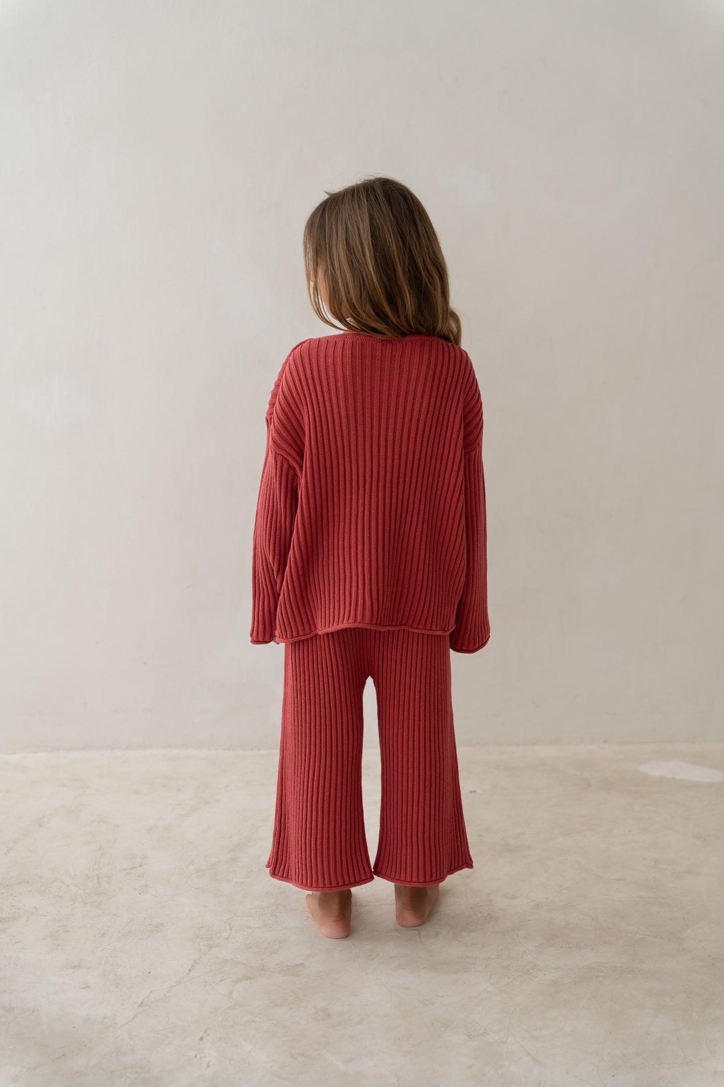 Illoura The Label Essential 3/4 Knit Pants Brick