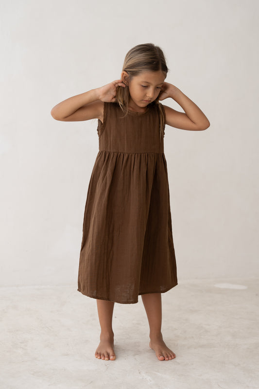 Illoura The Label Eden Dress Cocoa
