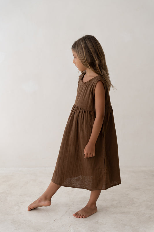 Illoura The Label Eden Dress Cocoa
