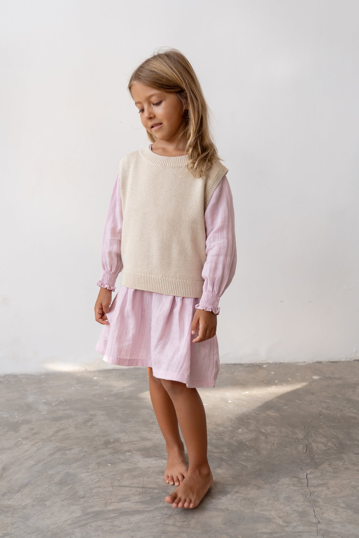 Illoura The Label Knit Vest Natural