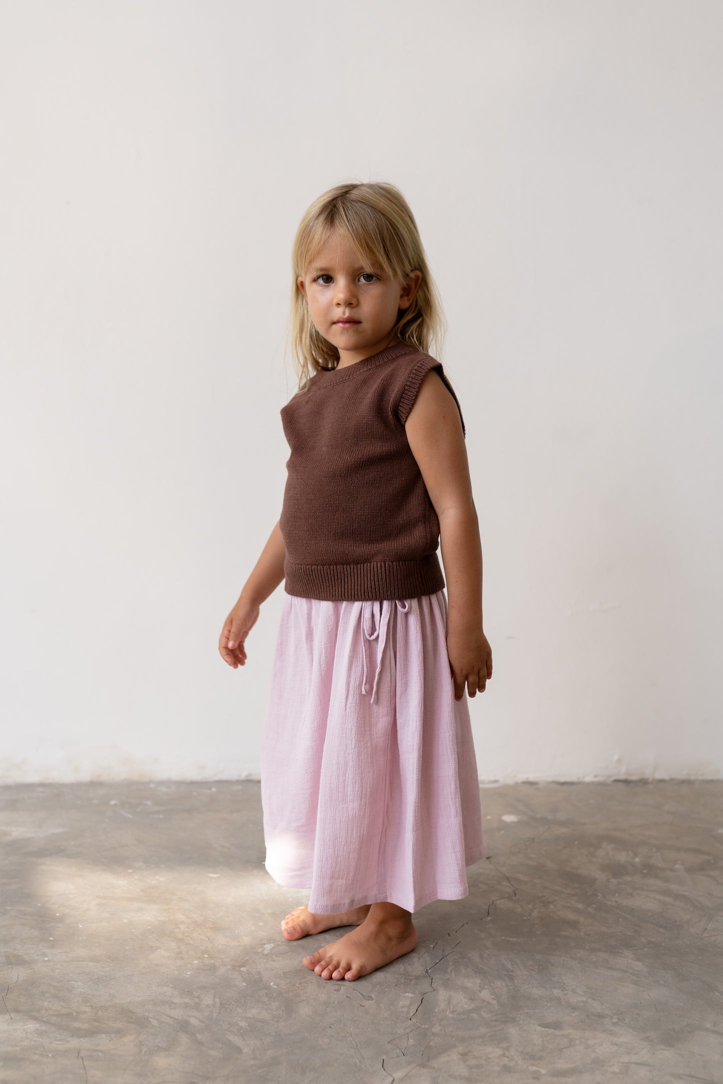 Illoura The Label Knit Vest Cocoa