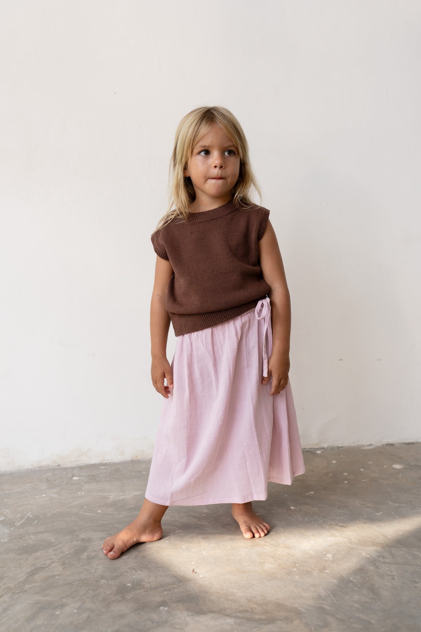 Illoura The Label Knit Vest Cocoa