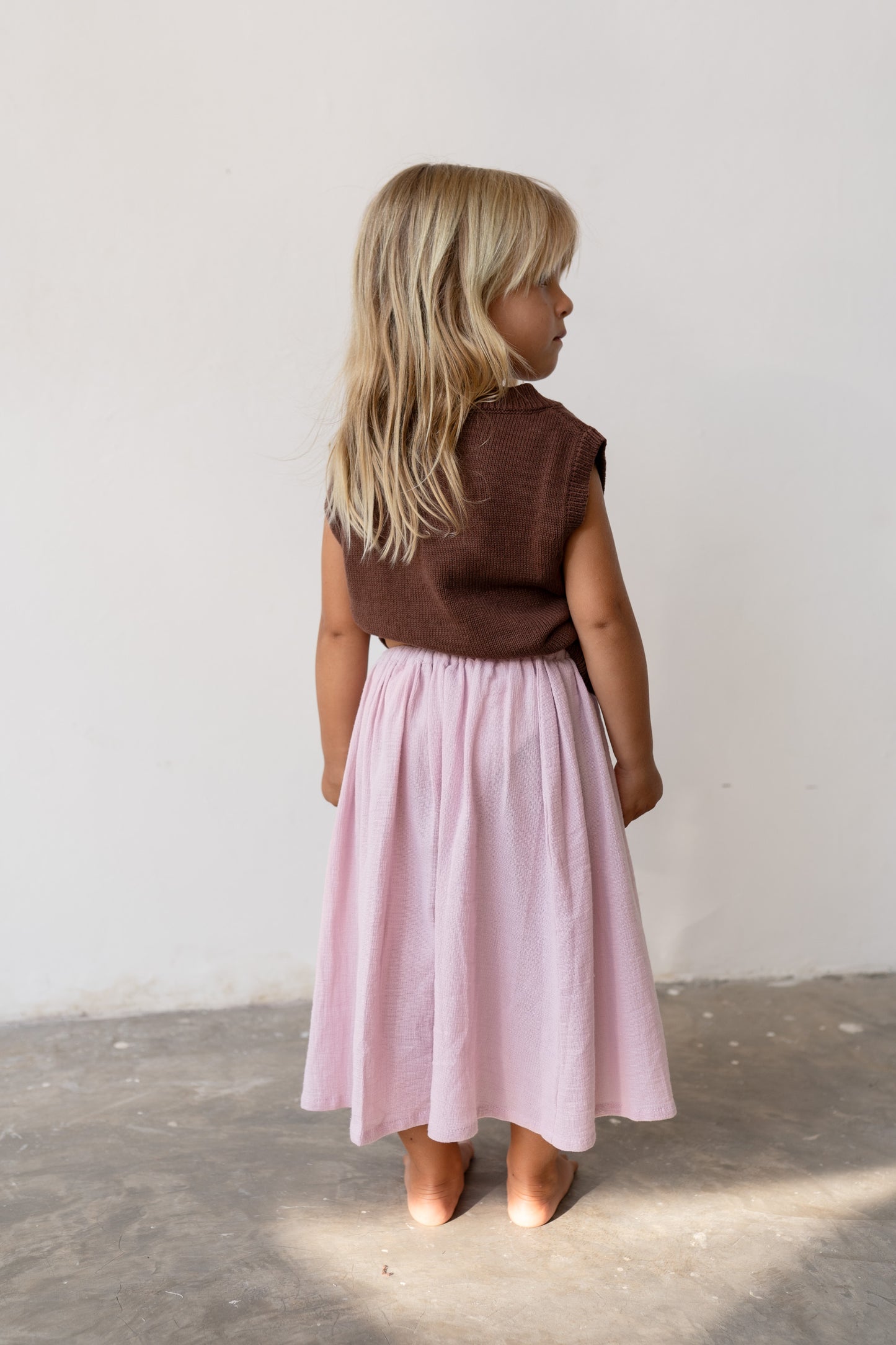 Illoura The Label Knit Vest Cocoa