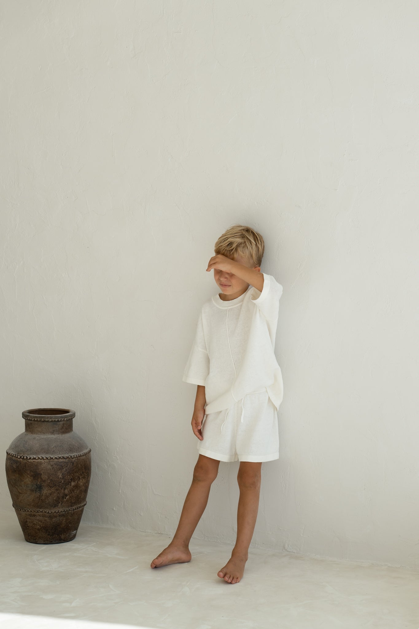 Illoura The Label Thin Knit Shorts Off White