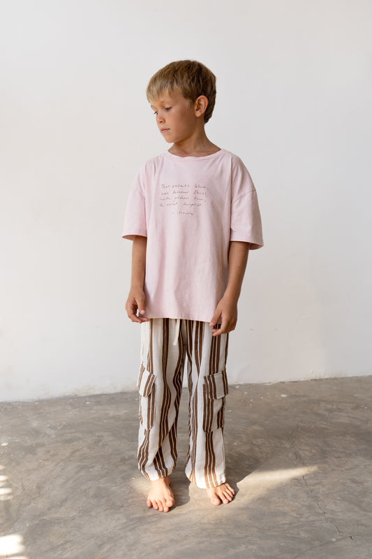 Illoura The Label Hennie Pants Cocoa Stripe