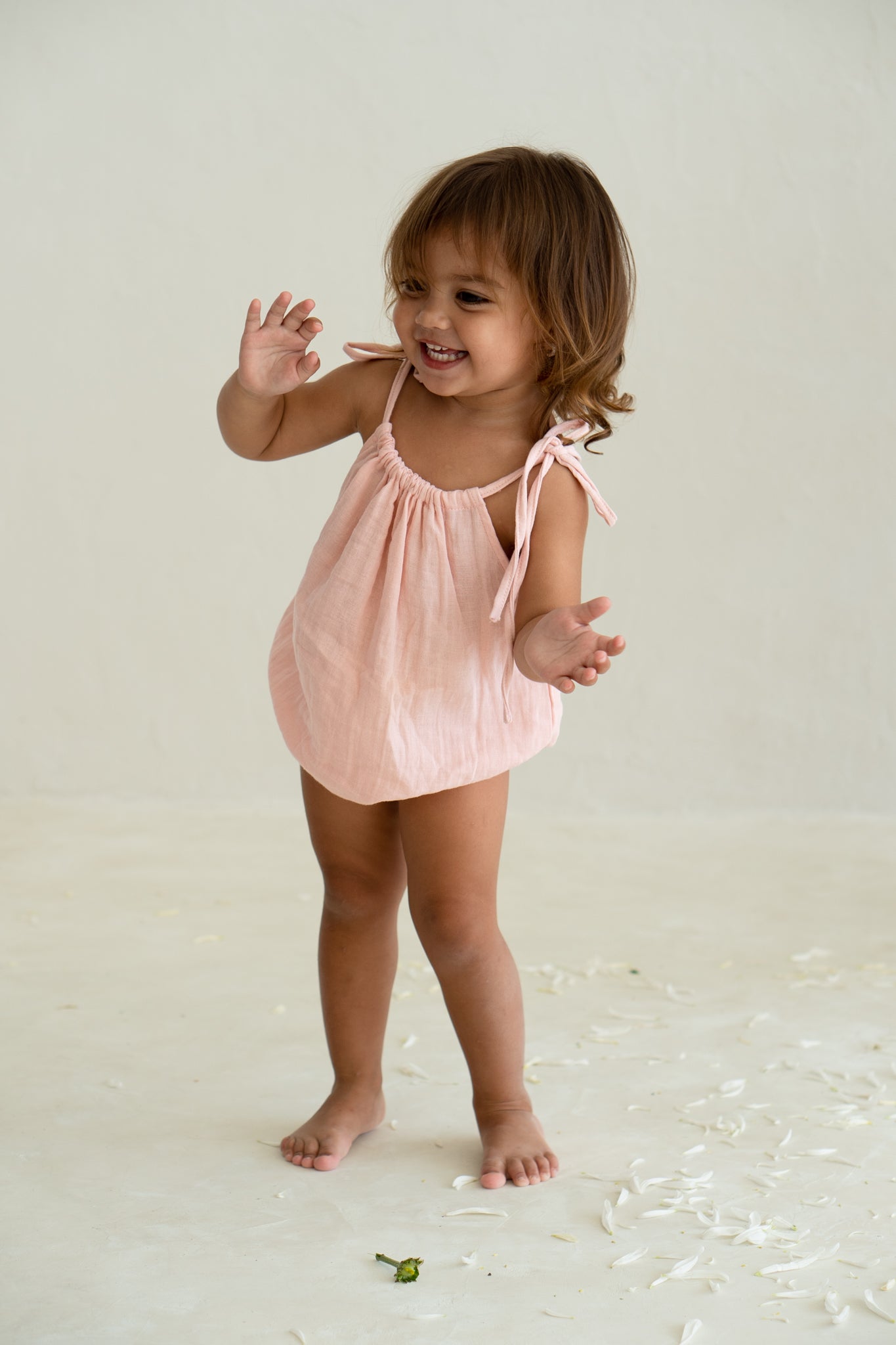 Illoura The Label Lottie Romper Peony