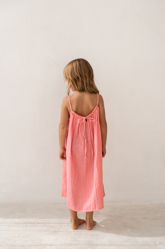 Illoura The Label Field Dress Hibiscus