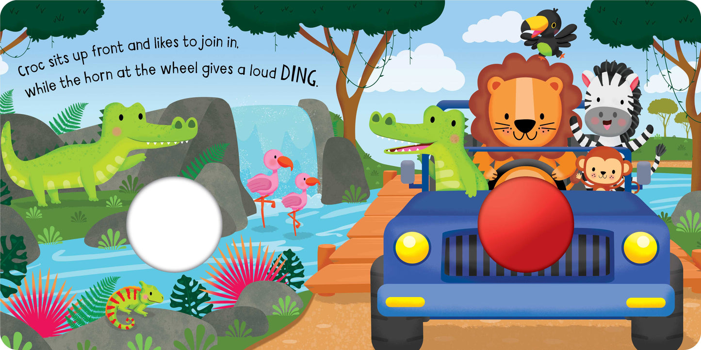 Book Squeak Me! Board Book Beep, Beep Safari!