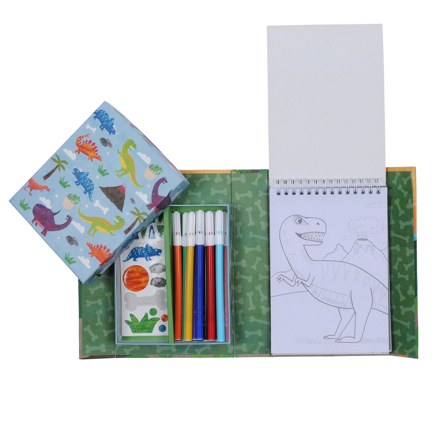 Tiger Tribe Colouring Set Dinosaurs