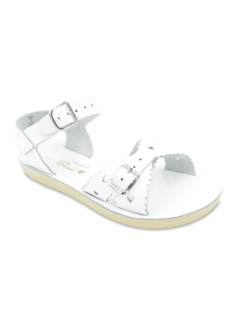 Salt Water Sandals Sun San Sweetheart White