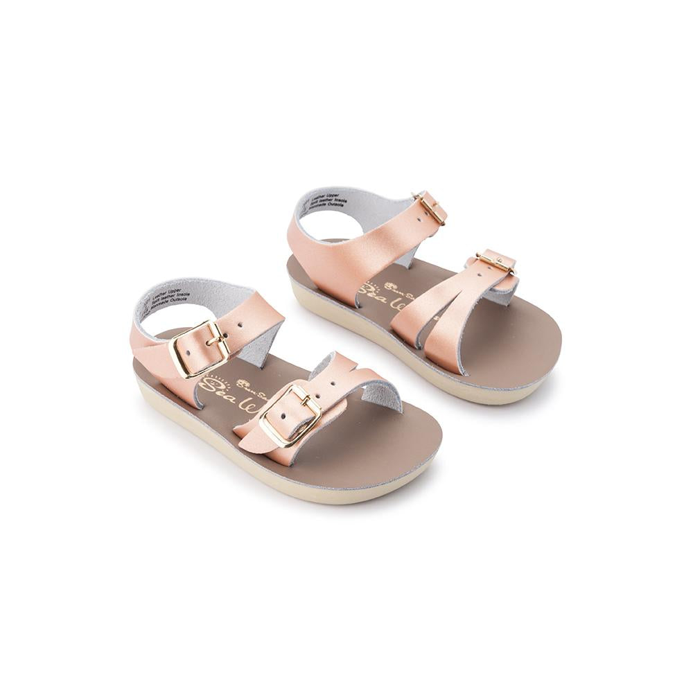 Salt Water Sandals Sun San Sea Wee Rose Gold