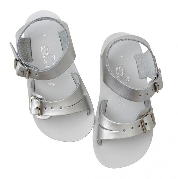 Salt Water Sandals Sun San Sea Wee Pewter