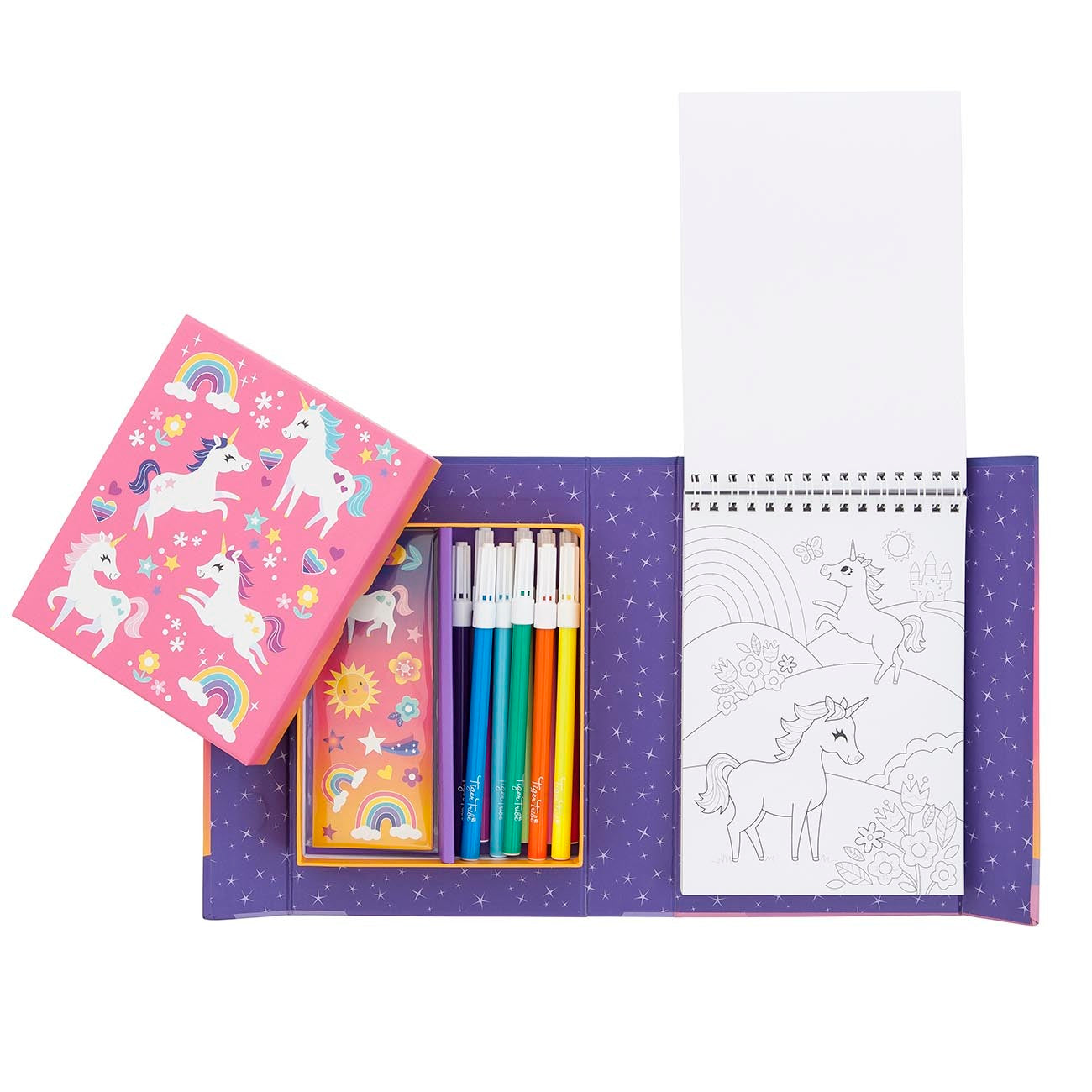 Tiger Tribe Colouring Set Unicorn Magic