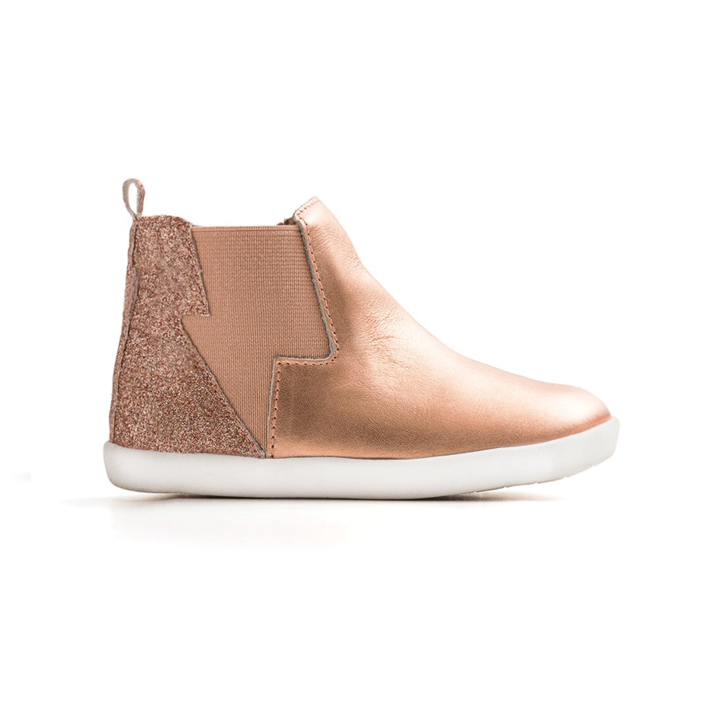 Pretty Brave Electric Leather Boot Rose Gold