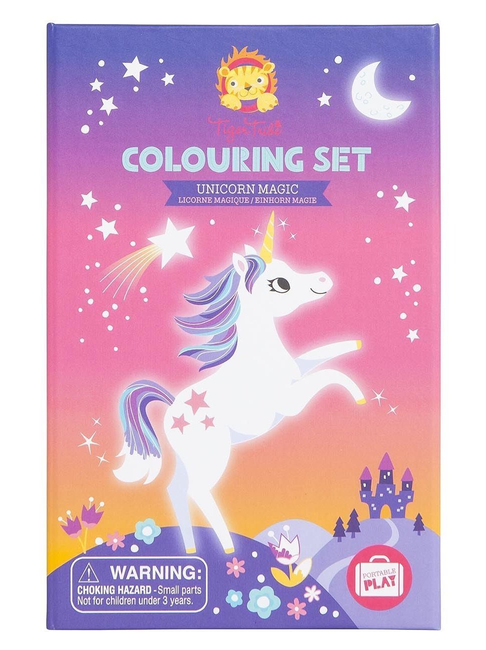 Tiger Tribe Colouring Set Unicorn Magic