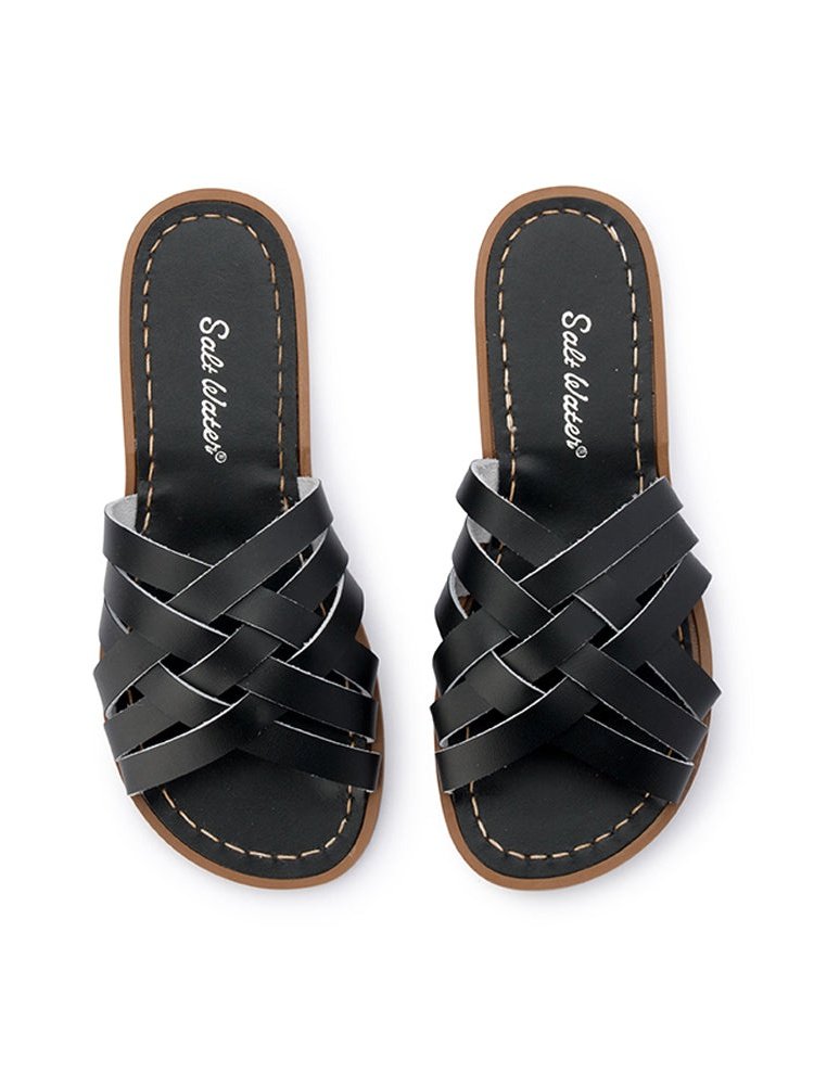Salt Water Sandals WOMENS Retro Slide Black