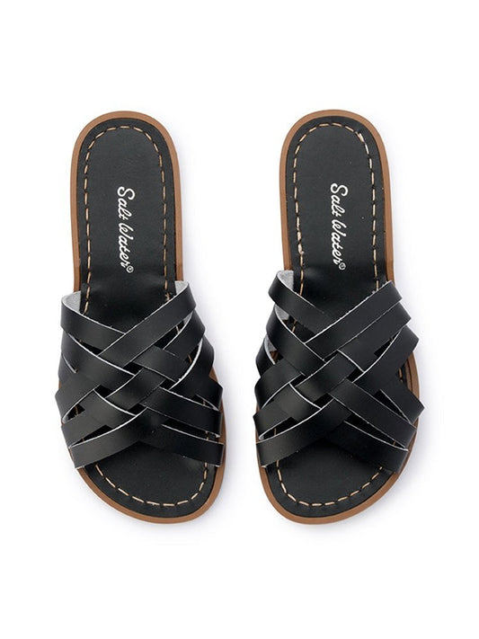 Salt Water Sandals WOMENS Retro Slide Black