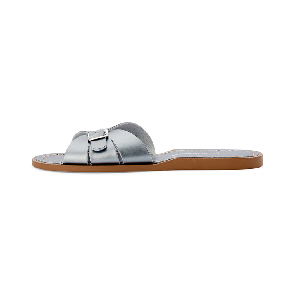 Salt Water Sandals WOMENS Classic Slide Pewter