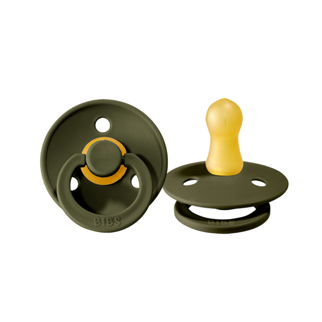 BIBS Dummies Size 2 Twin Pack Hunter Green