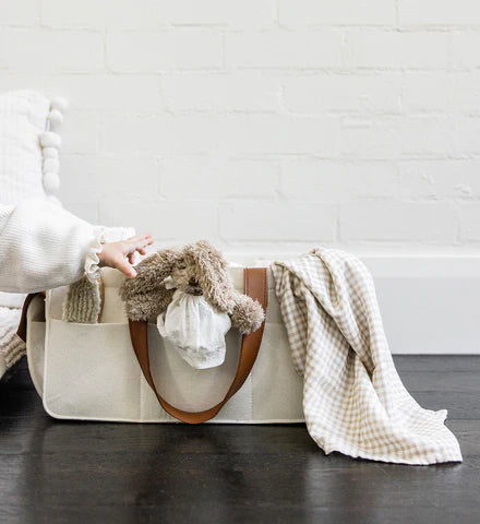Emma Kate Co. Baby Swaddle Cocoa Gingham