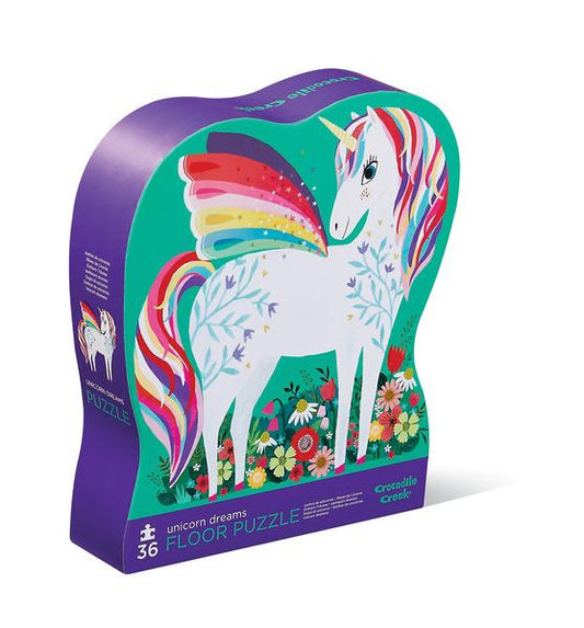 Crocodile Creek 36pc Floor Puzzle Unicorn Dreams