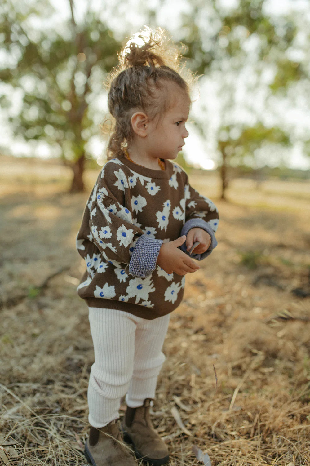 Grown Organic Knit Pull Over Petal