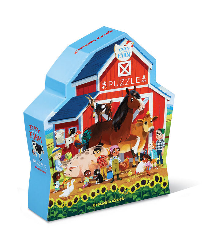 Crocodile Creek 48pc Day at the Museum Puzzle Farm