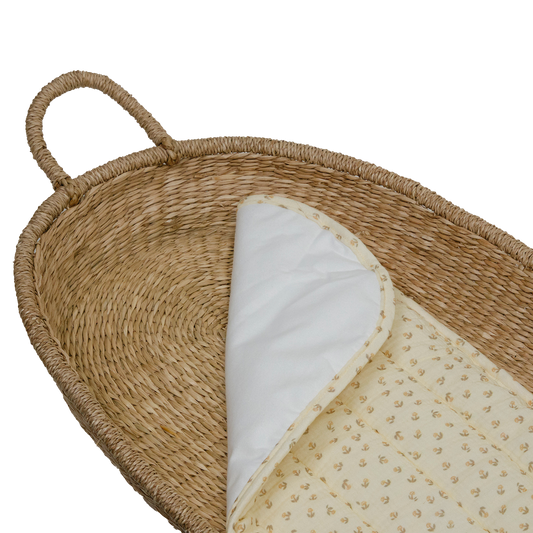 Olli Ella Luxe Organic Cotton Liner Leafed Mushroom