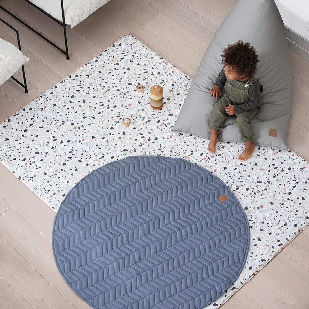 The Muse Edition Linen Baby Play Mat Ocean