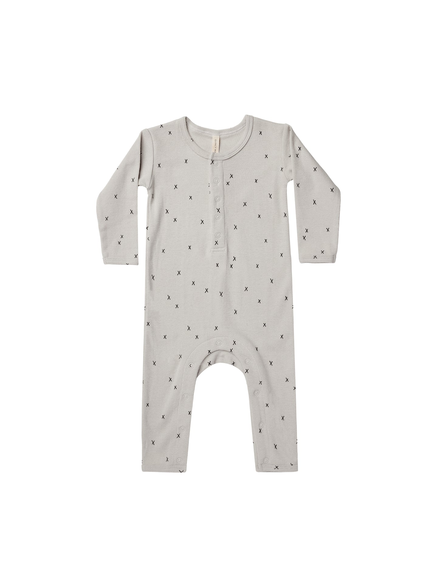 Quincy Mae Ribbed Jumpsuit Criss Cross