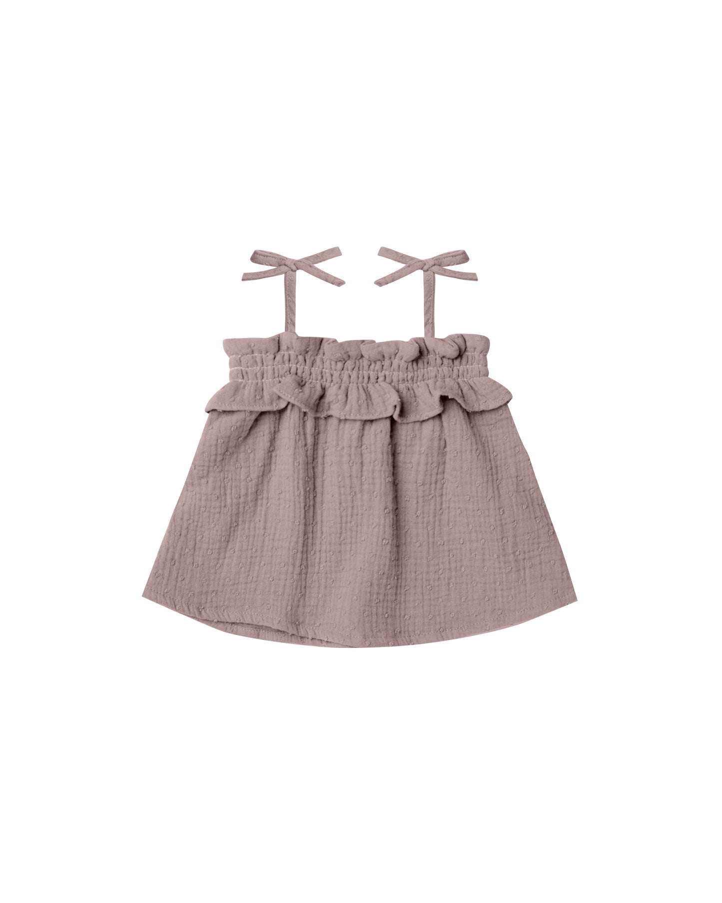 Rylee + Cru Ruffle Tube Top Purple