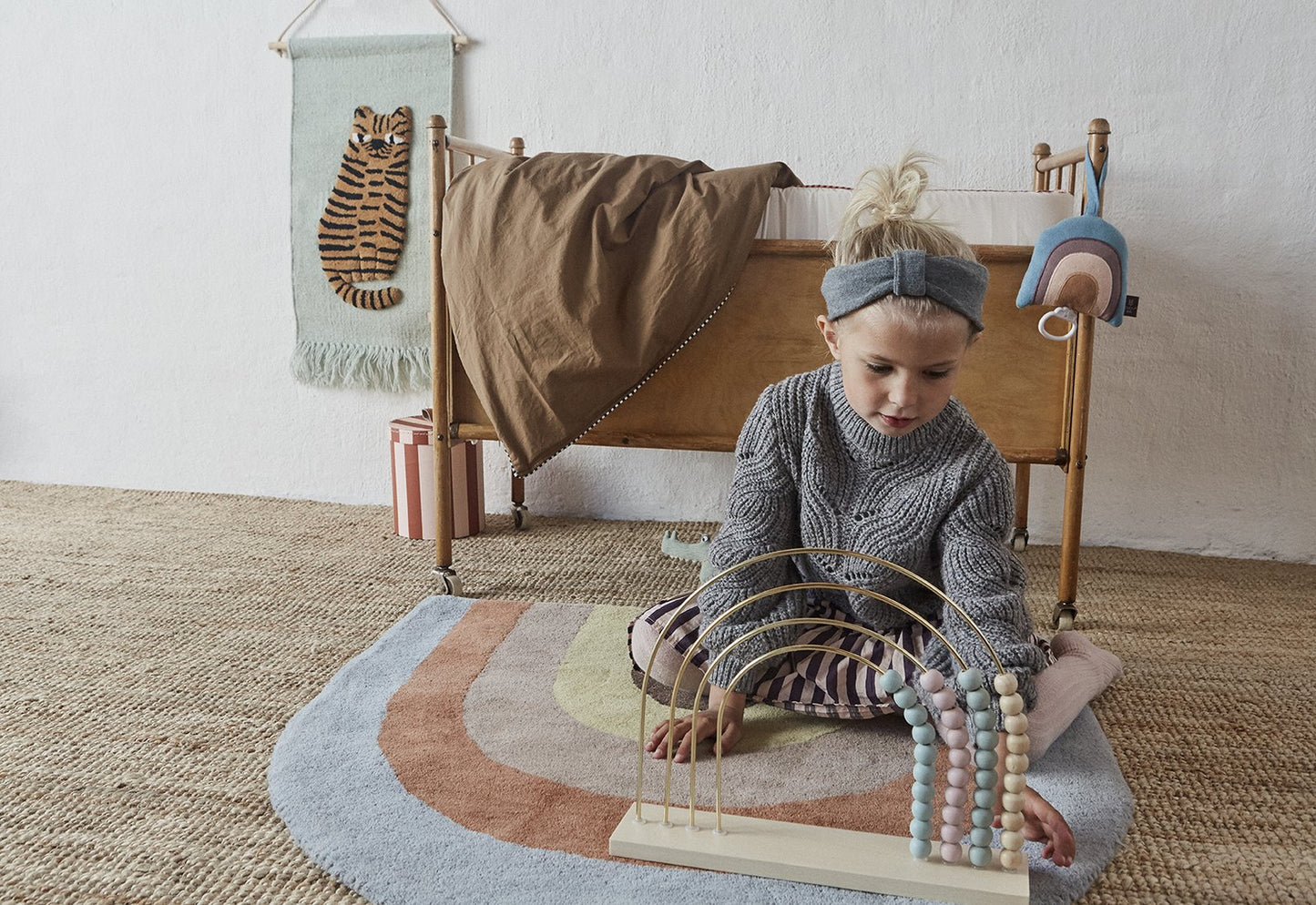 OYOY Mini Rainbow Rug