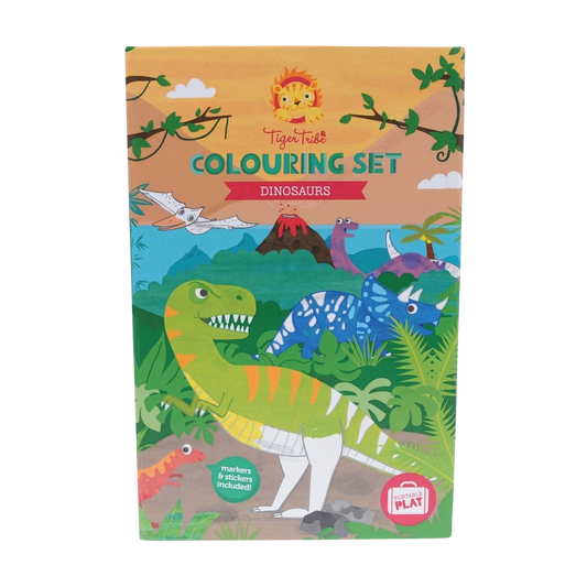 Tiger Tribe Colouring Set Dinosaurs